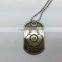 Custom the fire brigade metal dog tag