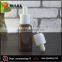 cheap price empty 30ml boston round amber glass bottles with dropper