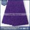 Traditional Design Purple Dress Guipure Chemical Lace Fabric For Retail Price
