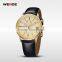 WEIDE LED Analog Digital 3ATM Waterproof Luxury Watch Military Watches men's Golden Watch