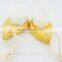 Natural Wooden Handle Face Scrub Brush With Gold Ferrule Soft White Hair Prevent Blackhead