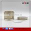 Round empty cosmetic jars 15g 30g 50g 100g 200g gold acrylic cosmetic cream jars