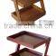2016 Good Quality Solid Wood Spa Massage Trolley