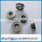 inch metric size flanged deep groove ball bearing FR, F, MF series F 606ZZ,