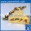 decorative custom fashion star shape metal medal ribbon