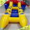inflatable towable water sports , inflatable flying fish tube towable