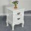 Italian furniture teak wood cabinets white 2 drawer chest for bedroom
