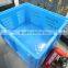 Low price euro plastic pallet crate with lid