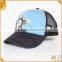 Customisation foam front 5 panel printed mesh trucker caps