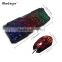 Custom USB wired Rainbow led backlit keyboard mouse for desktop