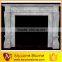 Mycare Stone green marble fireplace for Interior decoration