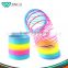 2016 new hot-selling children toys, small plastic slinky toy spring