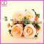 high quality 11 heads painting spring color artificial rose flower