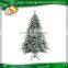 7 foot snow flocking christmas tree decoration pine cone For Christmas Holiday