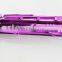 Chromed wiper blade with two PC rubber refills
