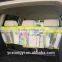 Folding Adjustable Meah Hanging Car Back Seat Organizer, Book Sundries Car Back Seat Storage Bag Organizer for Baby Nursery