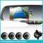 parking sensor rear view mirror monitor with 4.3 inch LCD monitor and car reversing aid camera