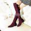 long boots real leather shoes flat comfortable shoes CP6704