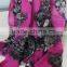 mixed colors worsted wool pashmina shawl