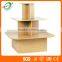 Apparel Storage Melamine MDF Three Layer Display Shelves