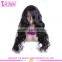 High quality loose wave virgin hair ponytail lace front wig wholesale virgin brazilian front lace wig