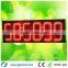 time temp display 6 inch, time temp display for outside use with red color