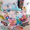 Butterfly and Flowers Print Cotton Bedding Set for Girls and Boys