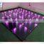 3D Touched Mirror Tempered Glass Surface Board Light Up Dance Floor With 60pcs 5050 smd led