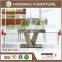 China furniture ,dining room set, Modern Square Glass Dining Table