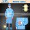 Disposable Medical Blue SMS Sterilized Surgical Gown for Hospital Use