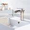 Factory New Product Brushed Nickel Waterfall Basin Bathroom Faucet FLG100078