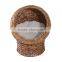 Pawhut 20" Banana-Leaf Condo Pod Elevated Cat Bed - Brown