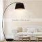 Fabric Shade Metal Base Modern Fashion Simple Arc Floor Lamp / Light