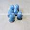 sea blue colour milky glass marbles
