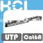 24 Port Cat 6A Staggered Unshielded Patch Panel
