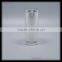 High end matt silver acrylic cosmetic plastic airless pump bottle,15ml,30ml,40ml,50ml airless cosmetic bottle blue color