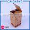 Recycled Brown Kraft Folding Paper Box With Window