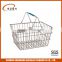 high quality hanging stainless steel shopping wire mesh basket
