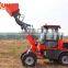 ER12 Everun Brand Mini Wheel Loader With Sweeper/ V Style Snow Blade