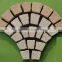 Natural granite cobble stone used for garden or driveway