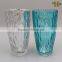 Hand blown beautiful silver glass vases for flower arrangement