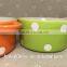 Wholesale stocked Personalized korean Ceramic Dinner Bowls