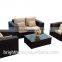 Outdoor Garden Rattan Sofa Set Modern Synthetic Rattan Sofa