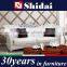 White antique french leather sofa 996