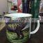 2017 souvenir gift color changing enamel mug with OEM