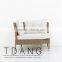 Harrison Outdoor Corner Bench - Vietnam Conversation Furniture - Resin Wicker