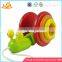 Wholesale lovely wooden pull duck car toy best selling baby pull wooden duck car toy W05B056