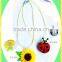 Bright favor lady bug and sunflower light necklace electric power