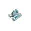 Latch Lock, Zinc Plated Safety Hasp with Loose Staple, Door Hasp, Steel Hasp Staple Set