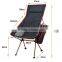 2016 New Outdoor Aluminum Alloy Extended Edition Moon Chair Folding Portable Fishing Chair Director Chair With Pillows